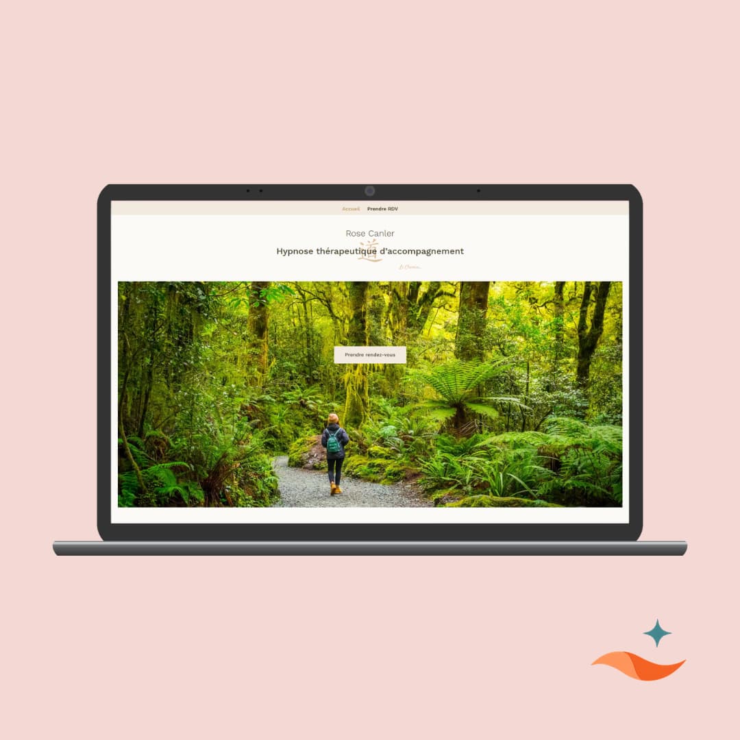 Exemple de site professionnel Landing Starter pour indépendant